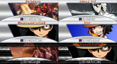 Adicionem os players da ELO HELL